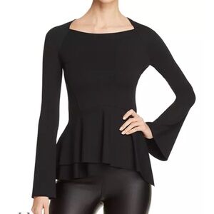 Donna Karan New York
Bell Sleeve & Asymmetric Peplum Top size M